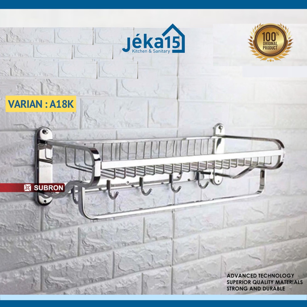 RAK HANDUK | GANTUNGAN HANDUK | RAK HANDUK KAMAR MANDI