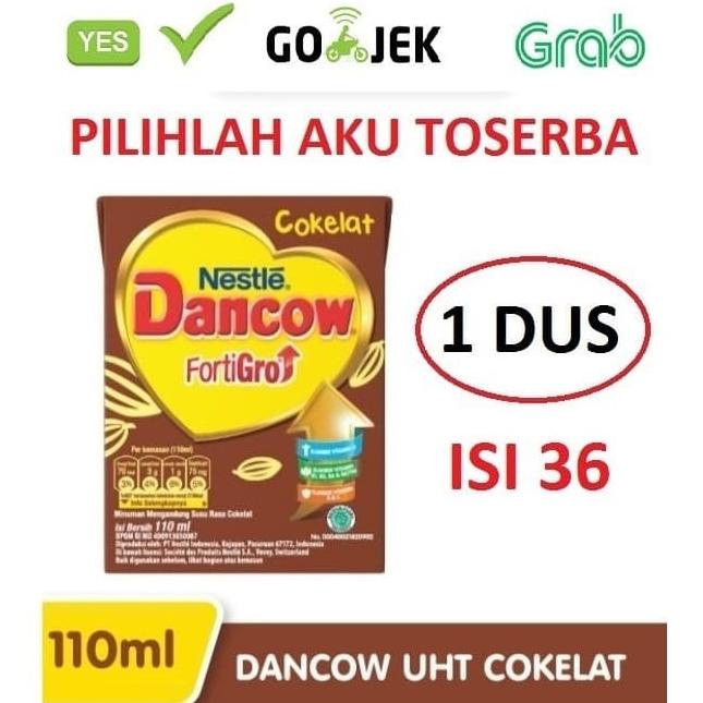 

READY COD Susu DANCOW UHT COKELAT COKLAT FortiGro - 110 ml (1 DUS isi 36 kotak)