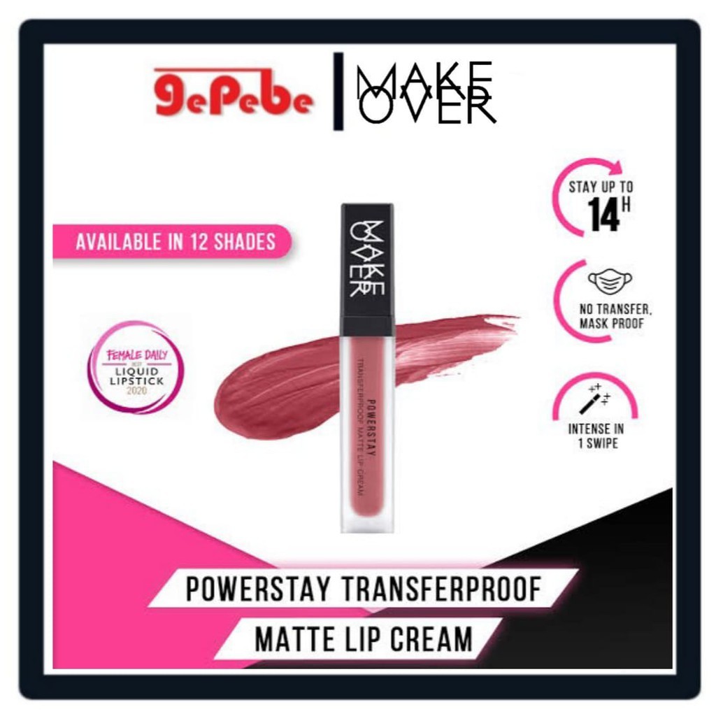 Make Over Powerstay Transferproof Matte Lip Cream