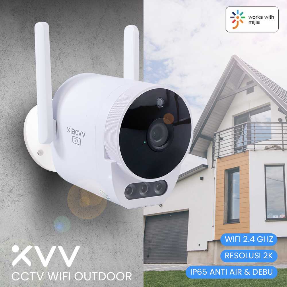 COD Kamera CCTV WiFi Outdoor Camera 2K / CCTV Kamera Pengintai Mini Kamera CCTV Mini Ip Camera