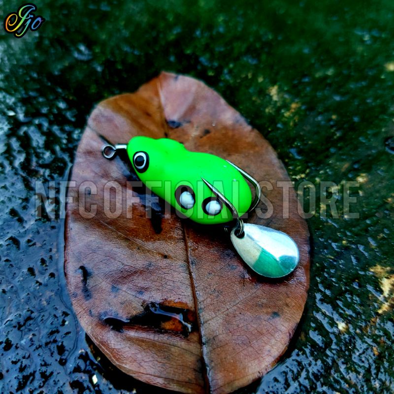 Soft frog 3 cm 4 gram Umpan Gabus &amp; Toman Sensitif Elastis dan kuat