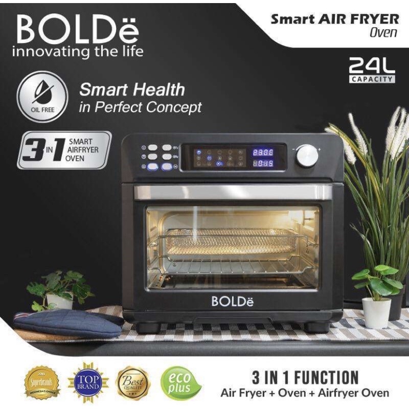 BOLDE SMART AIR FRYER OVEN [24L] 100% ORI