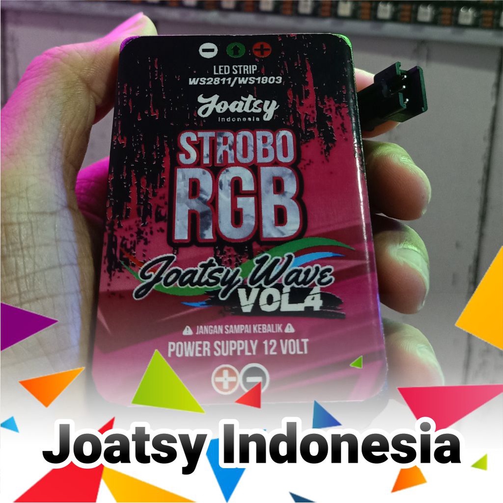 Modul Strobo RGB Wave Vol.4 Running Text - 45 Animasi