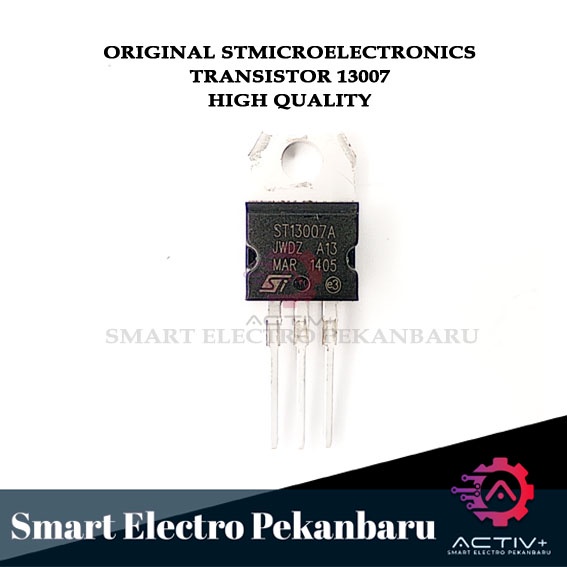 ORIGINAL TRANSISTOR ST13007 STMICROELECTRONICS 13007A High Voltage High Speed NPN Transistor MJE1300