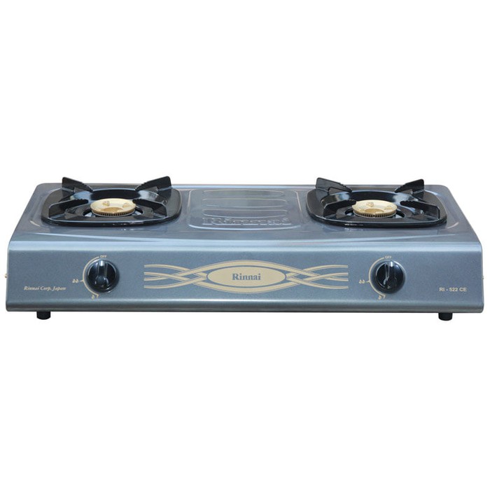 Rinnai Kompor Gas 2 Tungku RI522CE RI 522 CE RI-522-CE