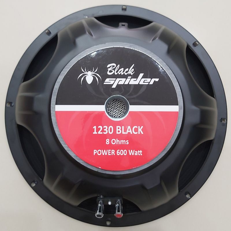 (BISA COD) Speaker 12 Inci Black Spider 1230 Black 600 Watt Blackspider