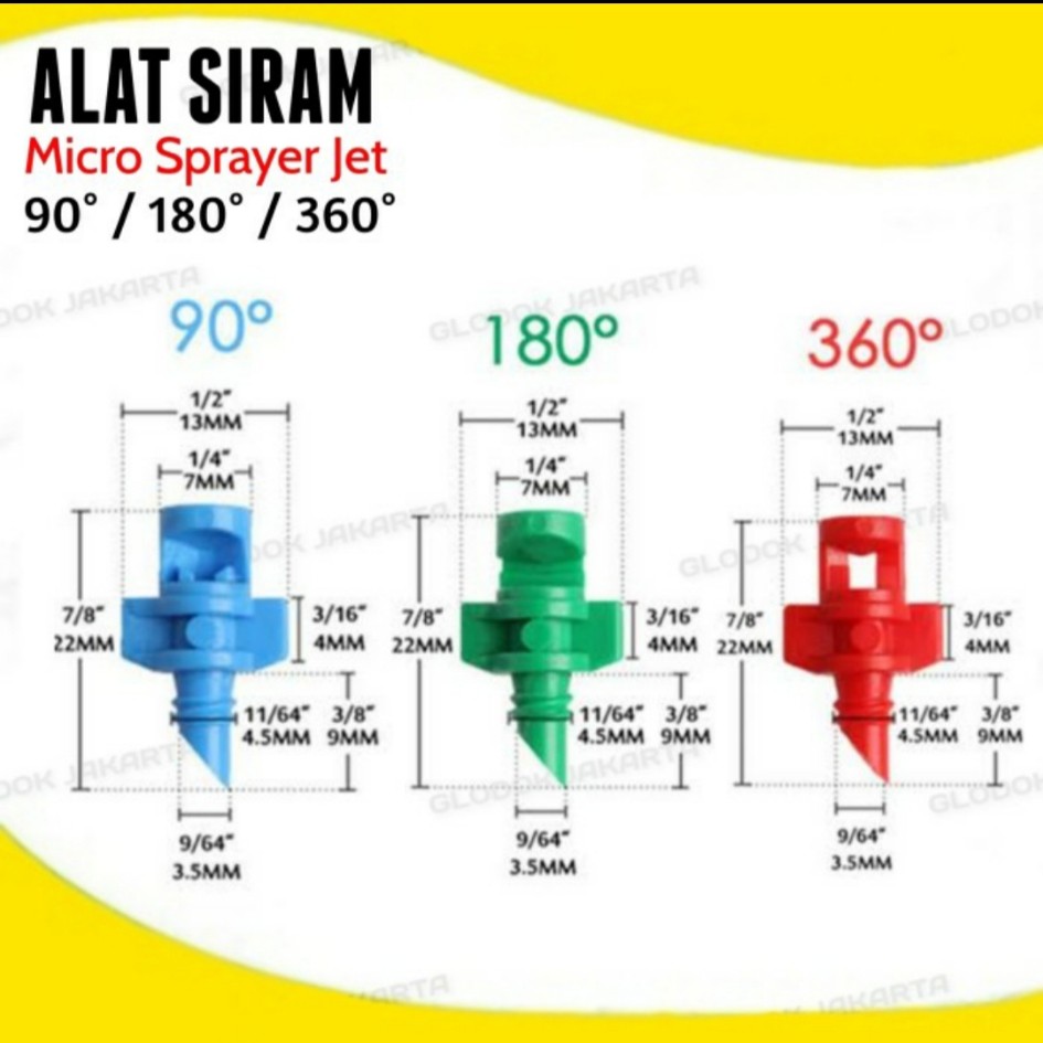 Alat Siram Tanaman Micro Sprayer Jet Mikro Aeroponik