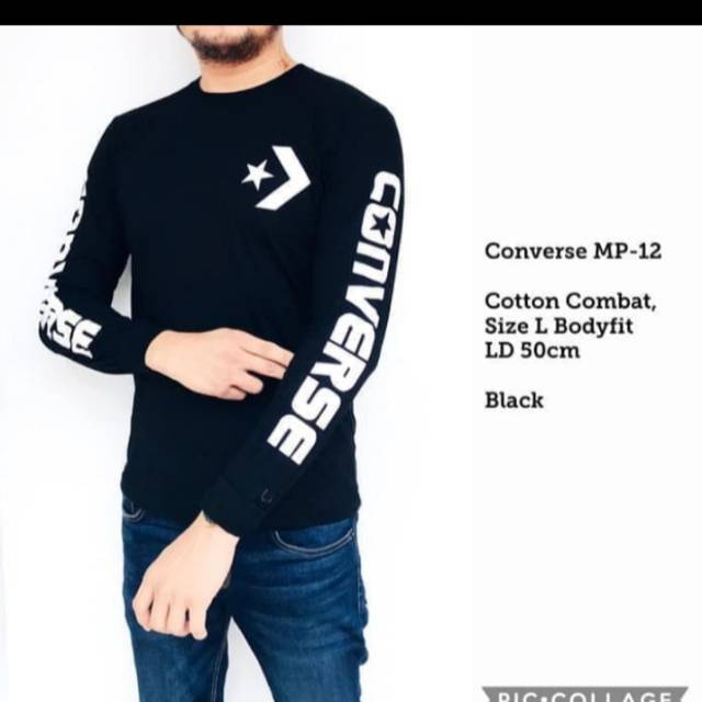 Kaos lengan panjang pria CONVERSE