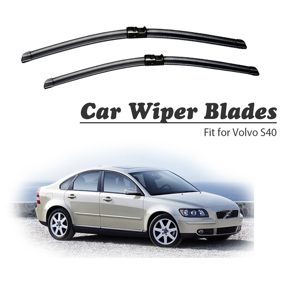 1 Set Karet Wiper Kaca Depan Mobil Untuk Volvo S40 2013 2012 2011 2009-1995