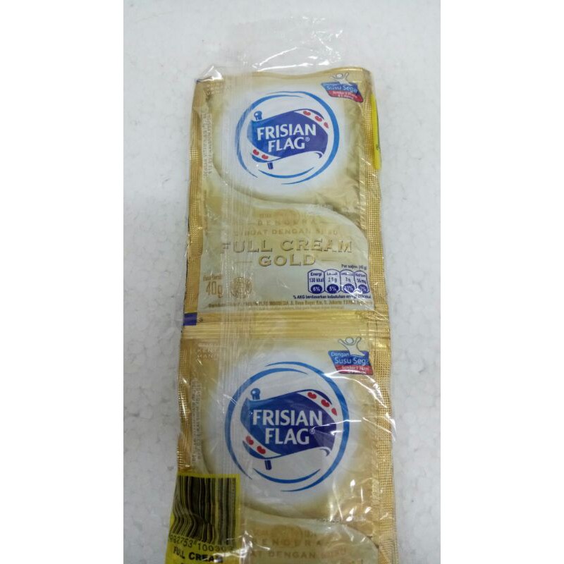 

Frisian Flag Full Cream Gold 40gr x 6