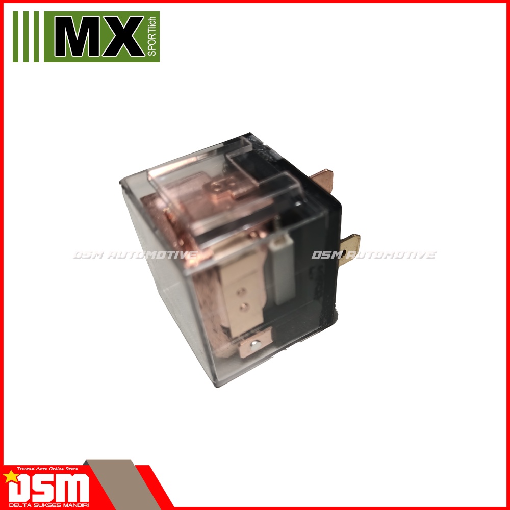 Relay MX Transparan 5 Kaki  5 Pin 12V 40 A Genuine Part form MX auto part