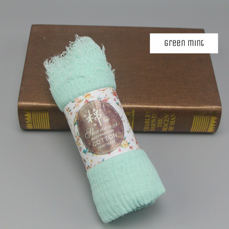 Crinkle Scarf 20 Warna / Crinkle hijab / Pashmina Rawis / Pashmina Crinkle-Green mint