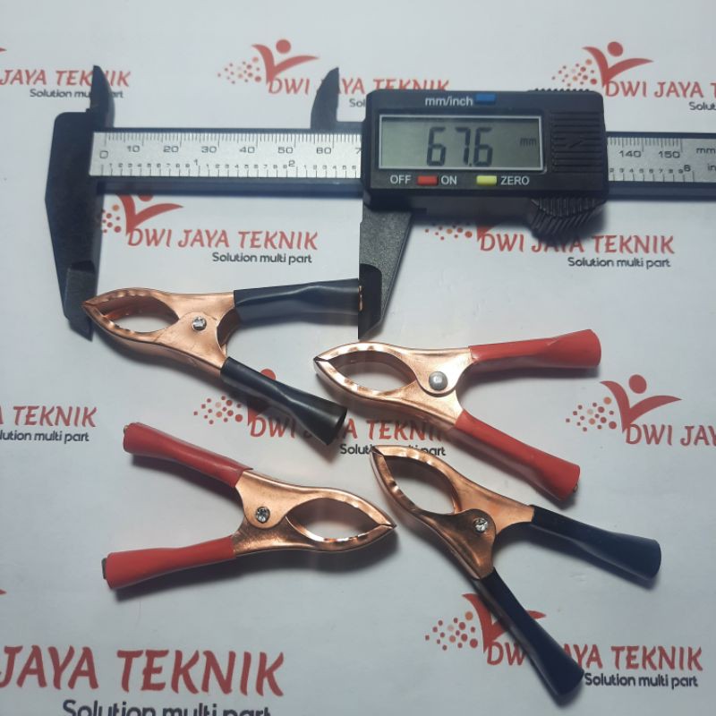 Jepit aki bagus sepasang merah hitam sepasang