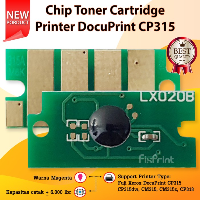 Chip Toner CP315 CP315dw CP318 CP318dw / Riset Indikator CM315 CM315z