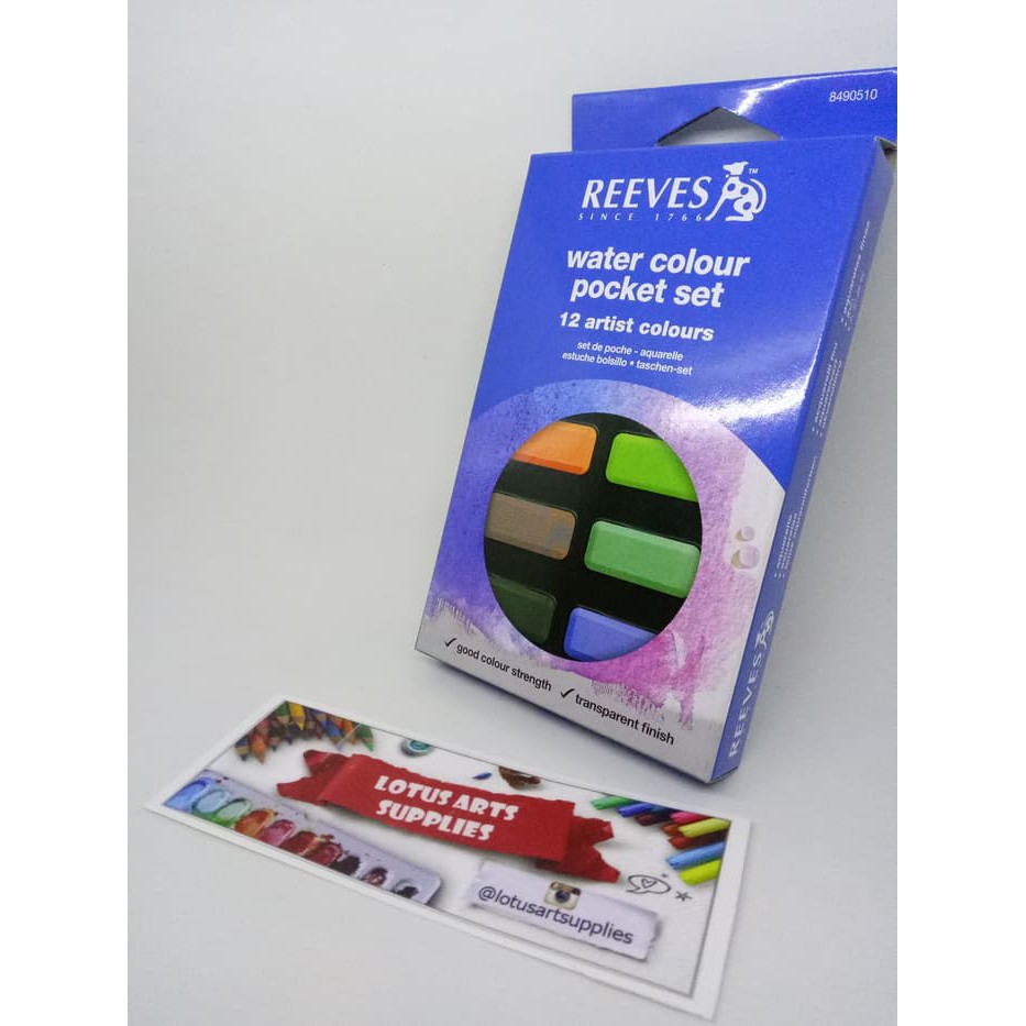 

Reeves 12 Watercolor Pocket Set