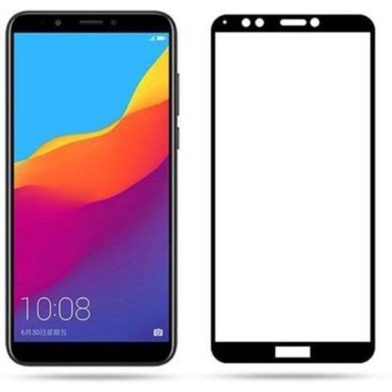 Tempered glass Huawei Y7 Prime full cover 9D