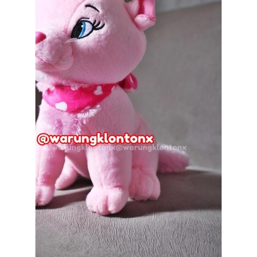✽ Boneka Kucing Marie Cat Disney 30cm by Seulgi - Merah Muda ✸