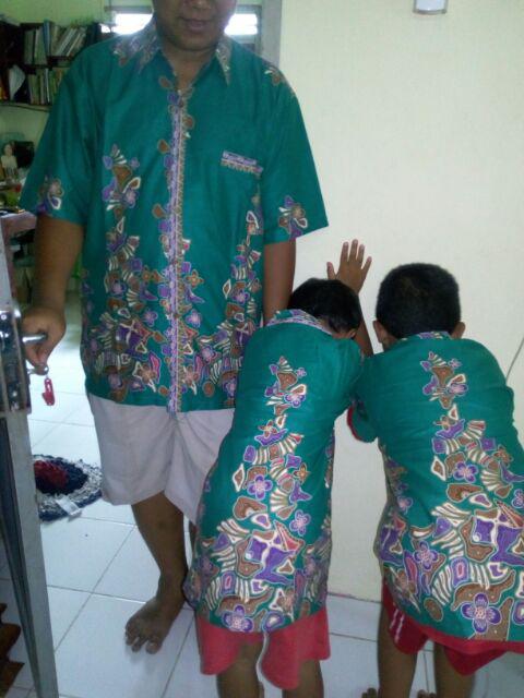 Baju Batik Keluarga Kd Kerang Couple Family Batik Anak Cewek Cowok