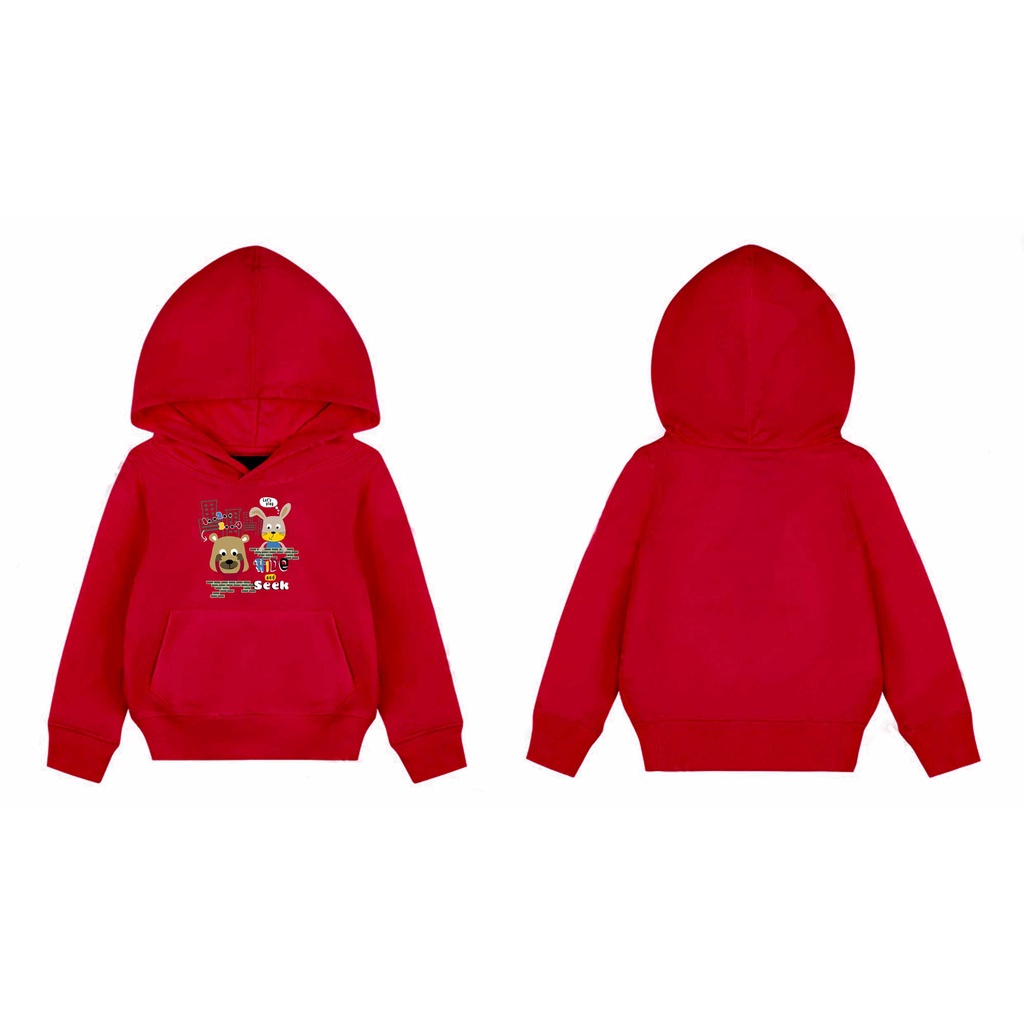 Hoodie Anak Hide And Seek Sweater Pakaian Fleece M - XL