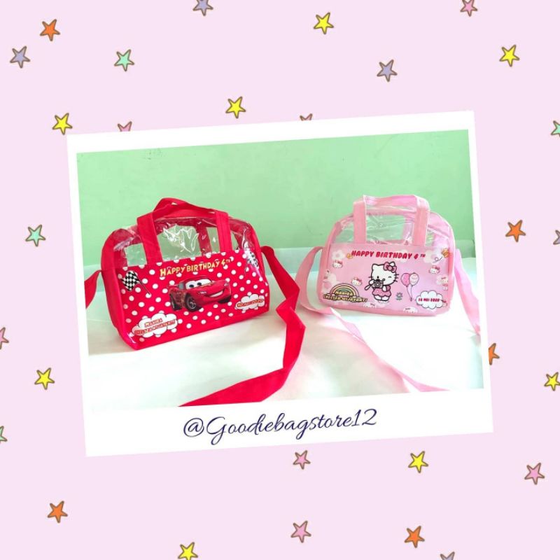 

tas mika busur goodiebag premium souvenir custom cars hello Kitty Minion tayo bymax mermaid unicorn