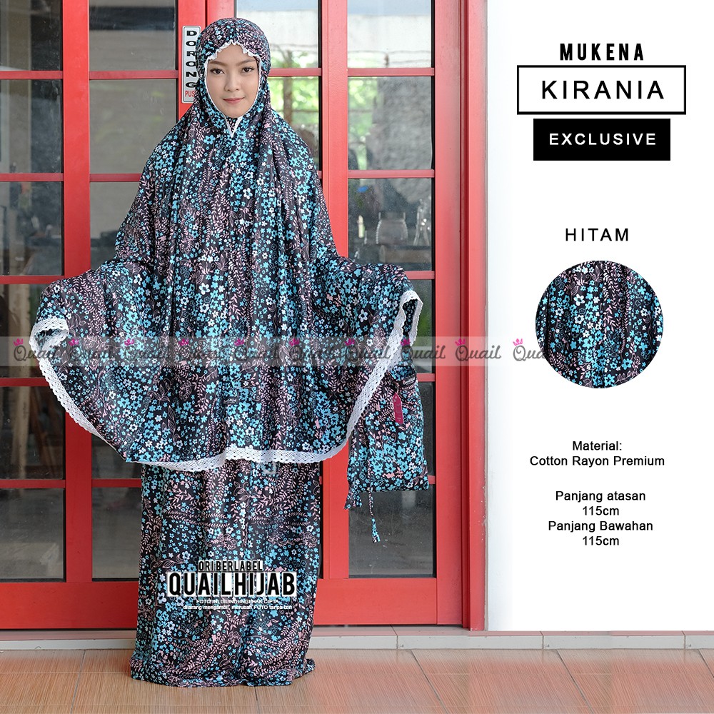 MUKENA KIRANIA QUAIL | HIJAB INSTAN - ORIGINAL QUAIL