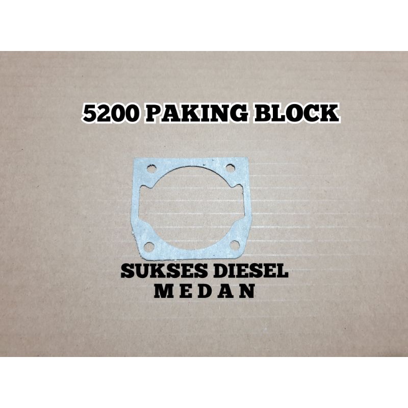 5200 5500 Paking Block Blok Chainsaw Sinso Senso Mini