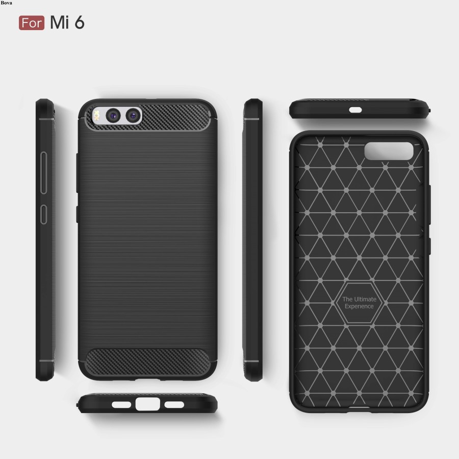 CASE XIAOMI MI6 MI 6 CARBON RUGGED BUMPER ARMOR ANTI SHOCK ORIGINAL