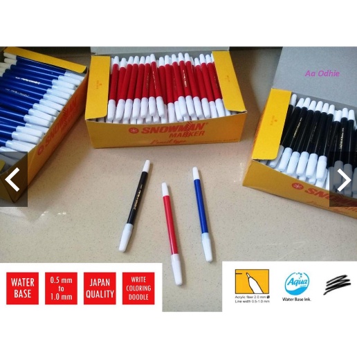 

Spidol Kecil Marker Artline Standard Japan Snowman PW-1A