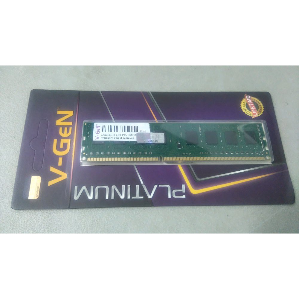 V-GEN DDR3L 4GB PC12800 1600Mhz PC RAM MEMORY