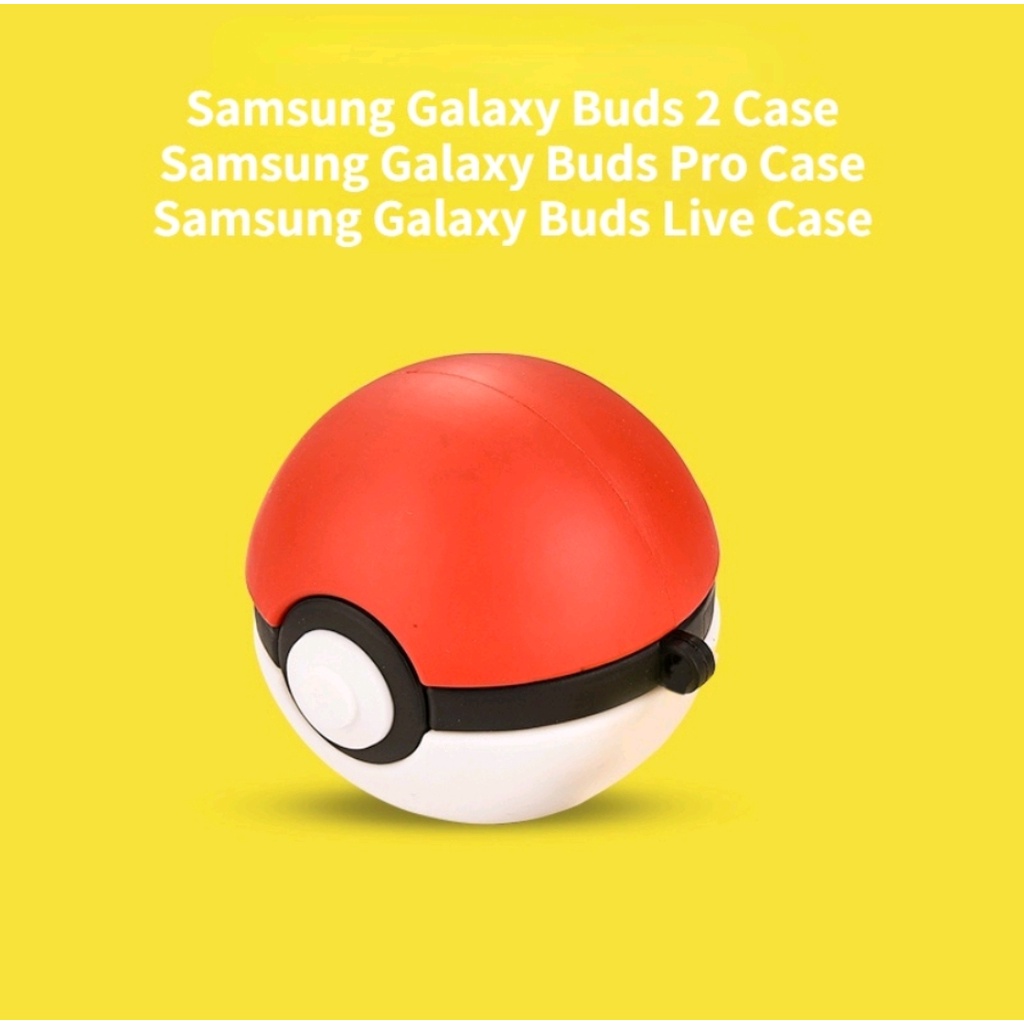 POKEMON 3D Poke Ball Pokeball Samsung Buds Live Buds pro Buds 2 Case Cover Casing