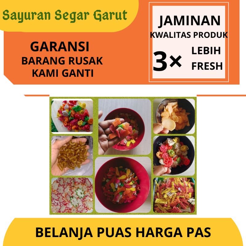 

Kerupuk Seblak Termurah 250gr by Sayuran Segar Garut Mentah