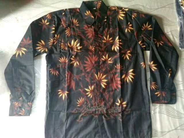 Kemeja Batik Unggul Jaya Halus Kain Tebal