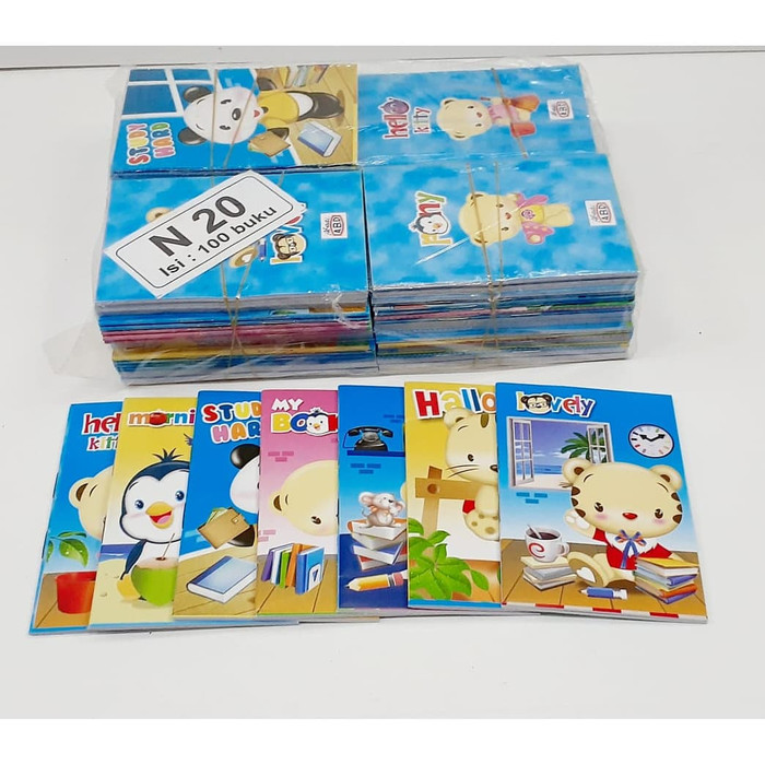 

BUKU NOTES ABADI KECIL 20 LEMBAR PER PAK ISI 100 BUKU