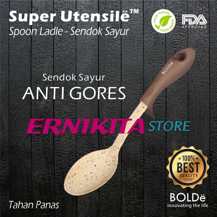 BOLDe SUPER UTENSILE SPOON LADLE - Sendok Sayur Irus Centong