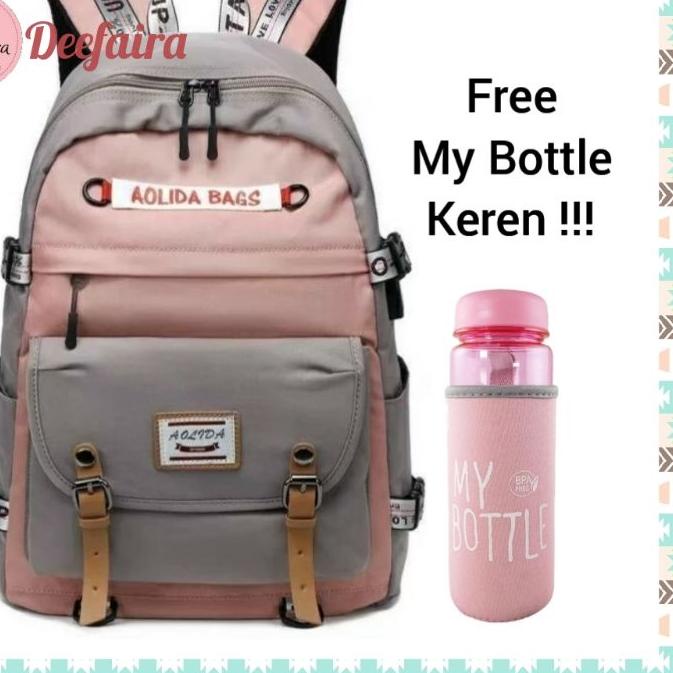 Tas Sekolah Wanita Backpack Anak Perempuan Ransel SD SMP SMA Keren