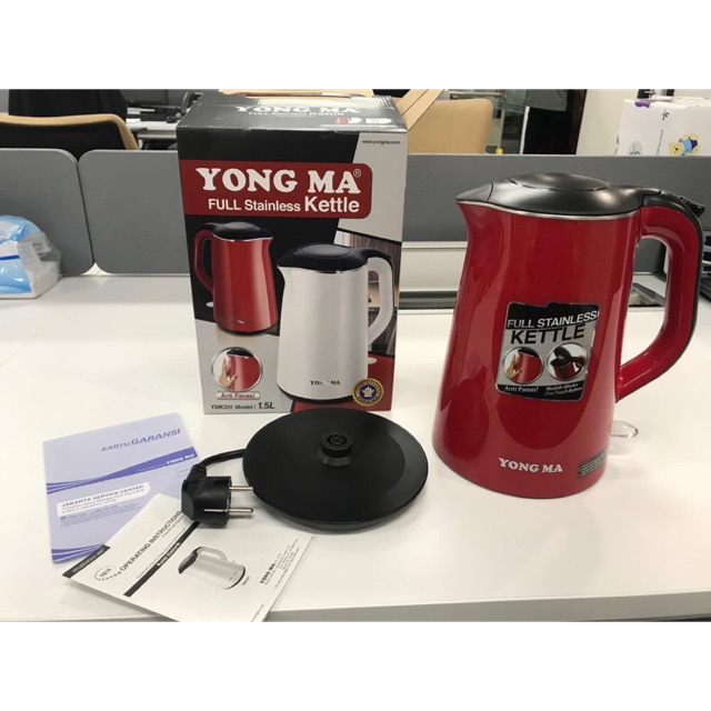 Yongma - Electric Kettle Yong Ma YMK201 ( 1.5 Liter )