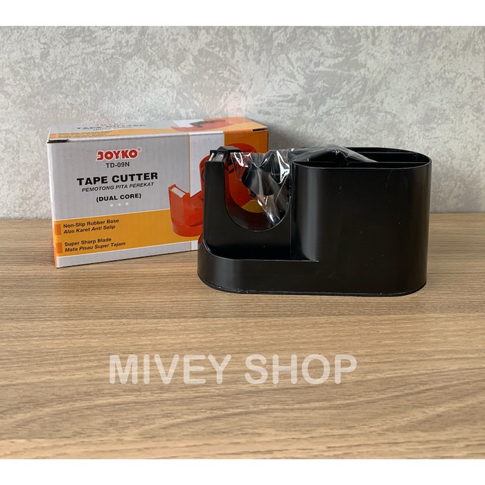 

Aman Tape Dispenser/ Tape Cutter/ Tempat Isolasi Joyko Dual Core Td-09N Bergaransi