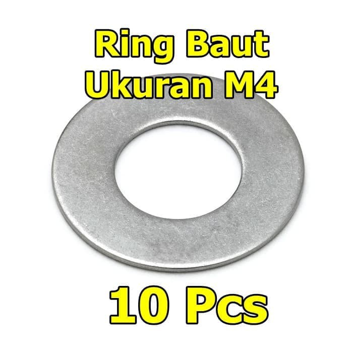 Ring baut ukuran M4 harga per 10pcs