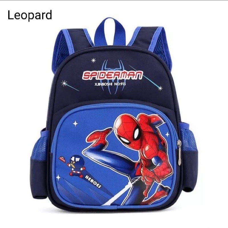 Ransel karakter anak spiderman backpack anak tas sekolah anak TK SD Paud ransel anak spiderman tas anak marvel