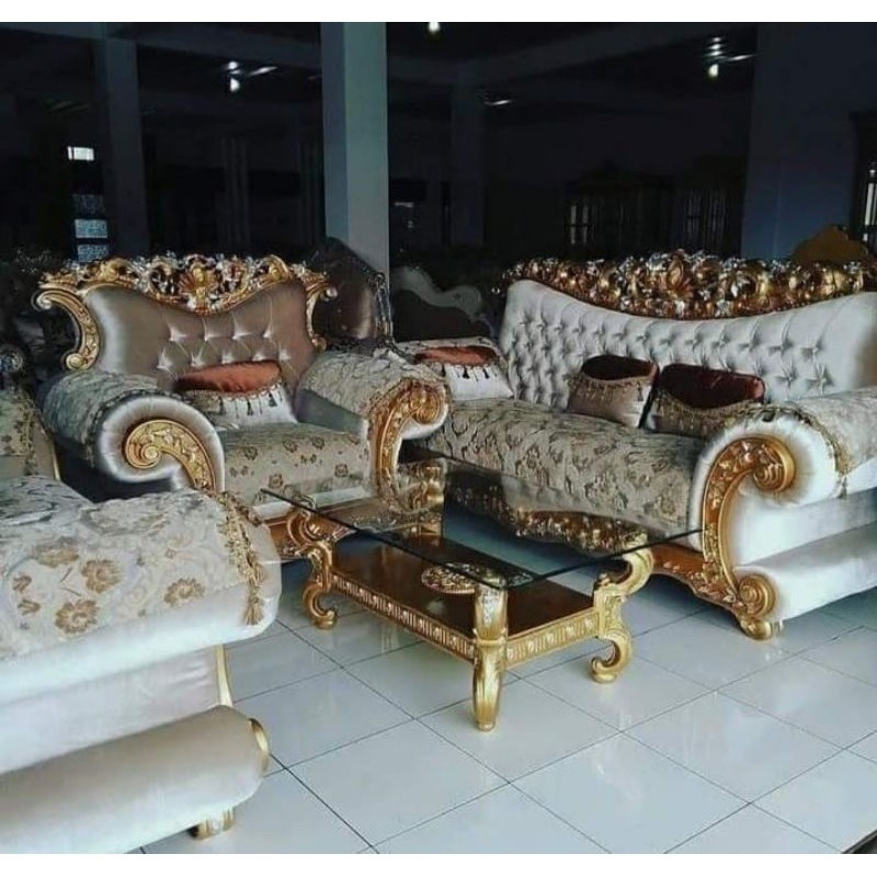 Kursi tamu sofa minimalis scandinavian furniture Jepara