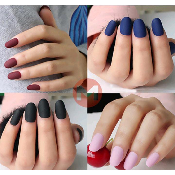100PCS KUKU PALSU FAKE NAILS KUPAL COFFIN SHORT OVAL LONG OVAL HALFTIP 100PCS TRANSFARAN NATURAL