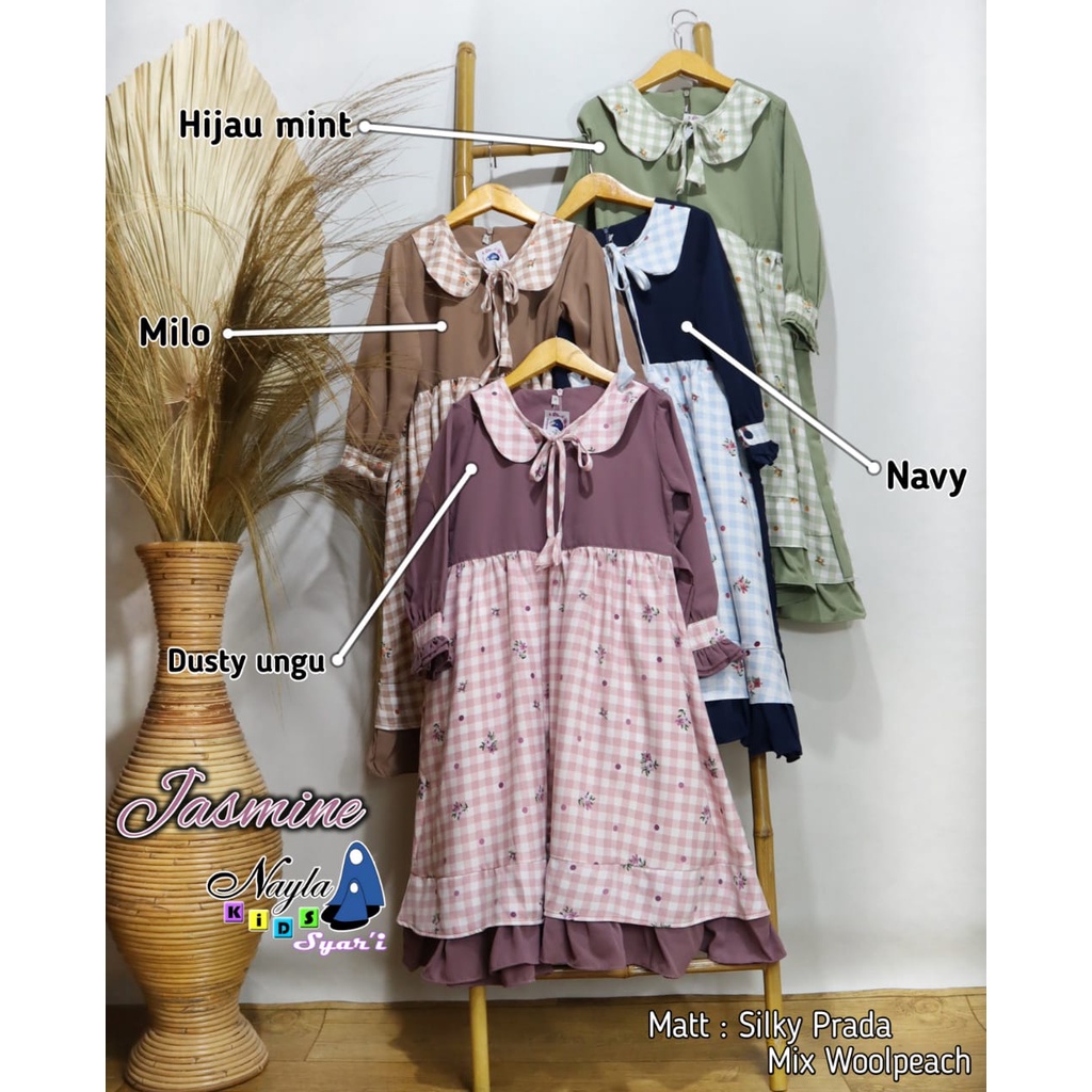 Gamis Anak Jasmine By Nayla Kids