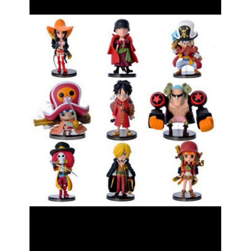 action figure one piece 1 set