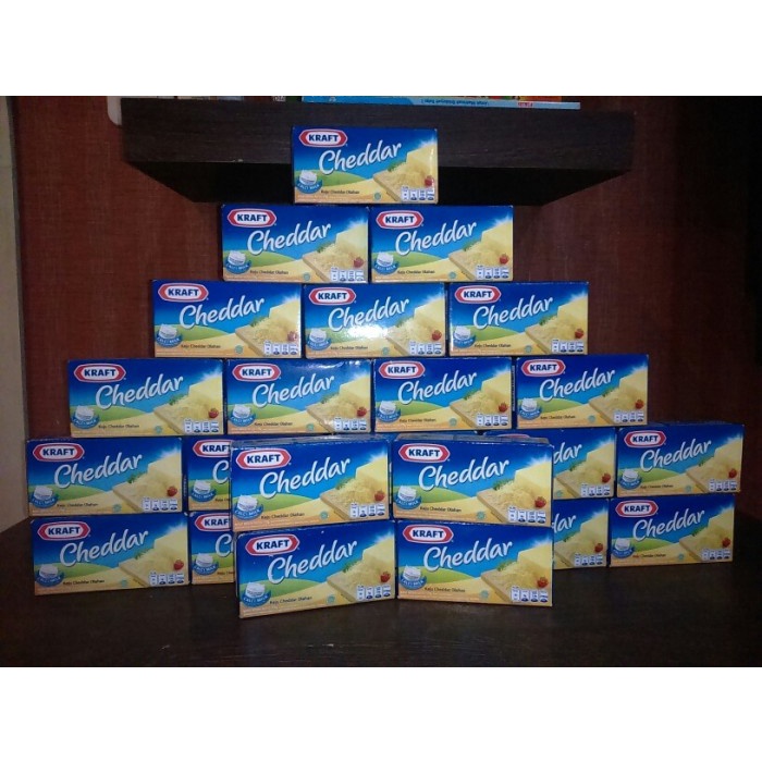 

Keju- Keju Kraft Cheddar -Keju.