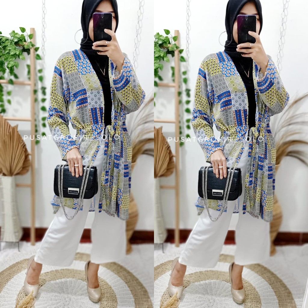 NASYA LONG OUTER PUSATGROSIR_SOLO / OUTER MOTIF ETHNIC/ LONG OUTER KEKINIAN