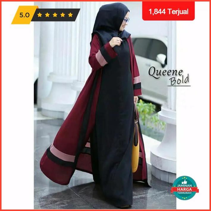Jubah Wanita Gamis Syari Panjang Busana Dress Muslim Muslimah Dewasa Promo