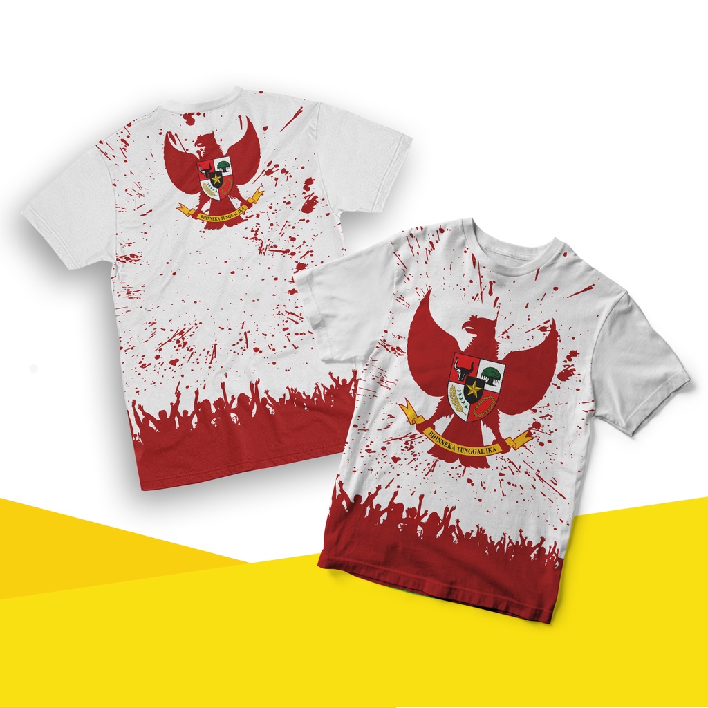 Baju Kaos Anak HUT RI-77 07 Full Print Printing Premium