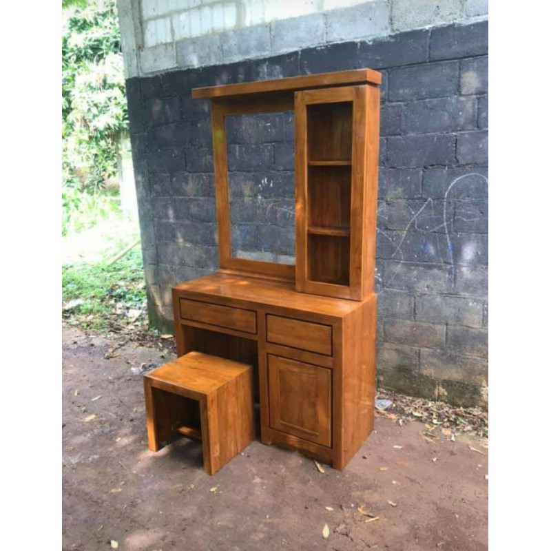 Meja rias ,tolet,meja rias minimalis jati asli