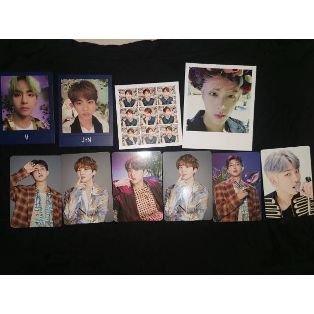 Photocard taehyung seokjin hyyh moodlight namjoon suga yoongi muster jp japan 5th muster