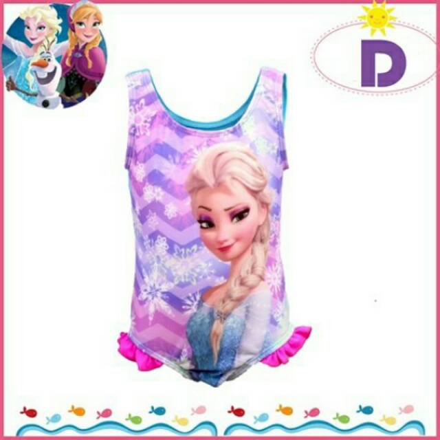 Swimwear baju renang anak frozen